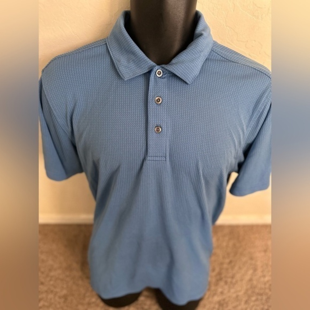 Men’s Bolle blue polo shirt size L large pre own